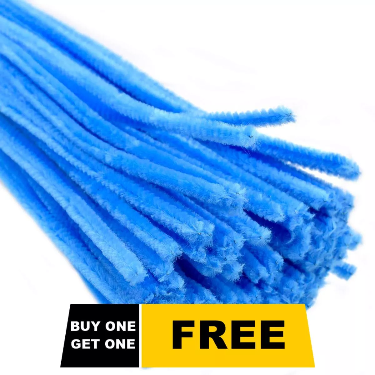 (Buy 1 Get 1 Free) Blue Pipe Cleaner | Pack of 100+100 Pipe Cleaners