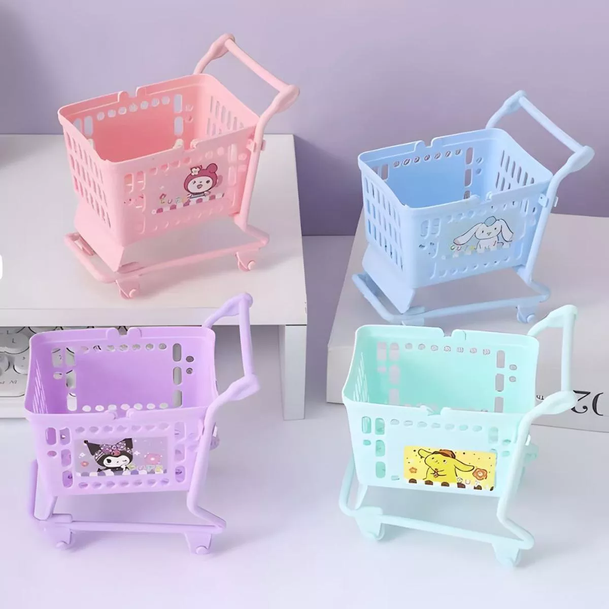 (Buy 1 Get 1 Free) Cute Mini Shopping Trolley Kids Toy Cart l Pack of 1