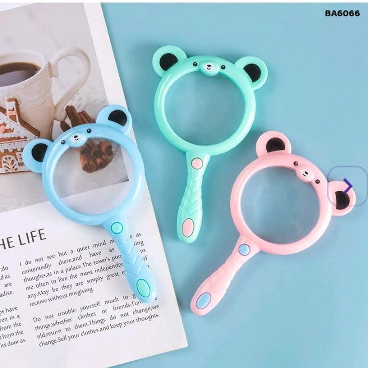 (Buy 1 Get 1 Free ) Kiddy Cute magnifier for Kids & Students Activity